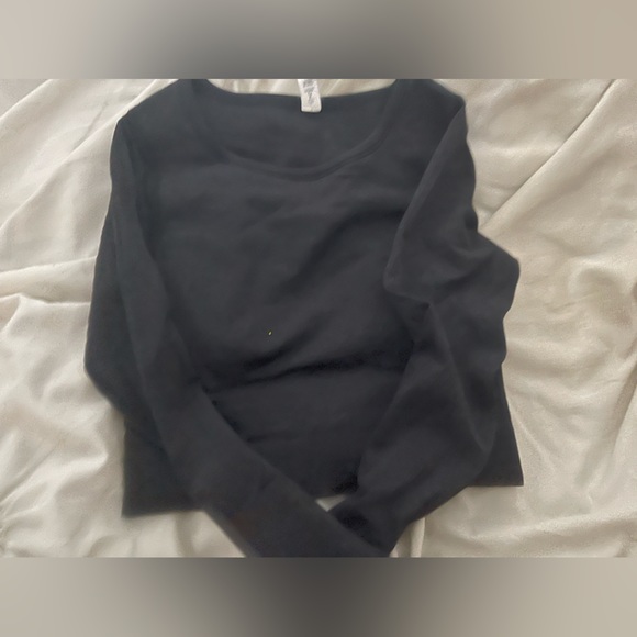 lululemon ebb to street long sleeve shirt black size 2 SOLD - Picture 8 of 13